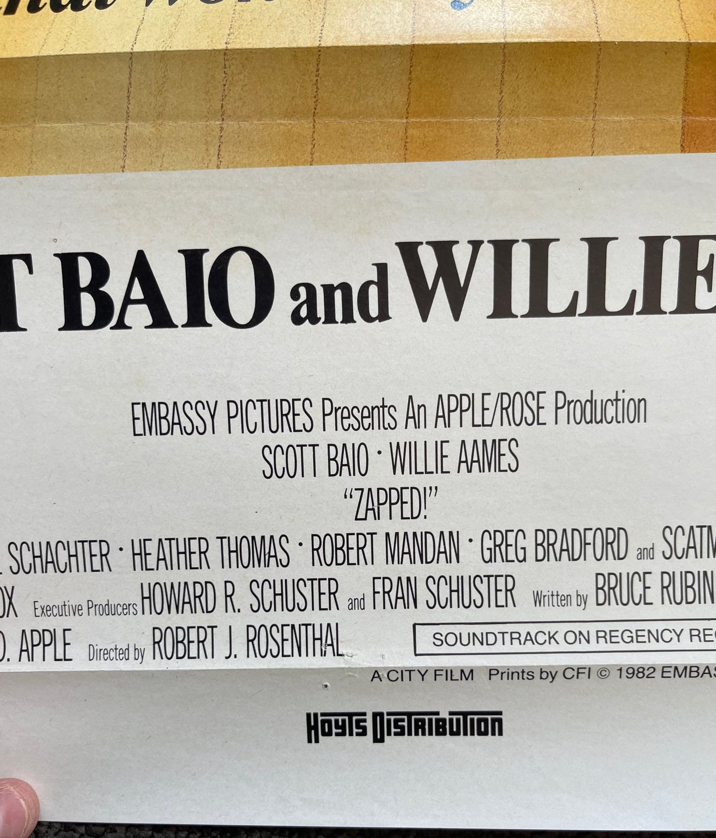 Zapped! (1982) - Daybill