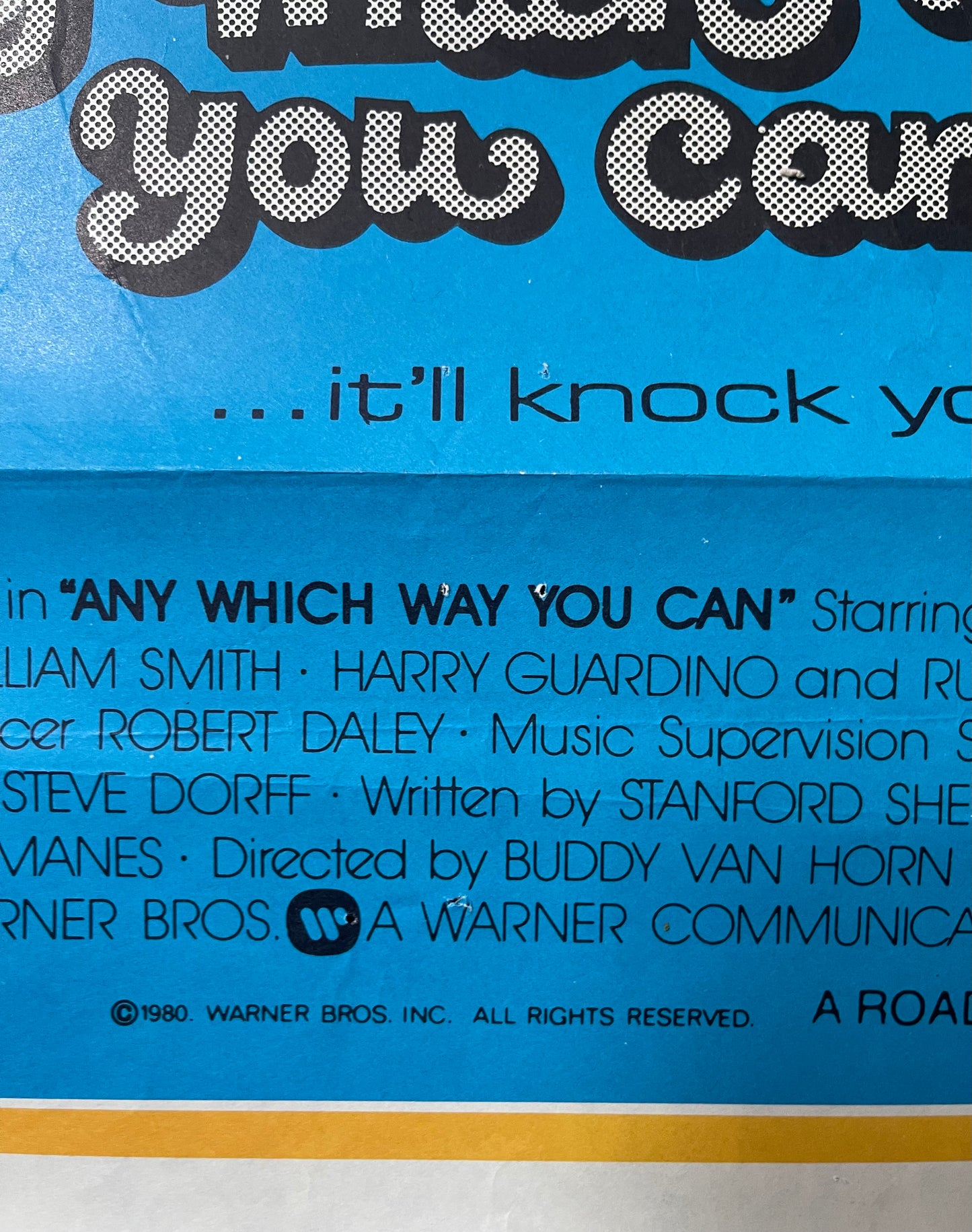 Any Which Way You Can (1980) - Daybill