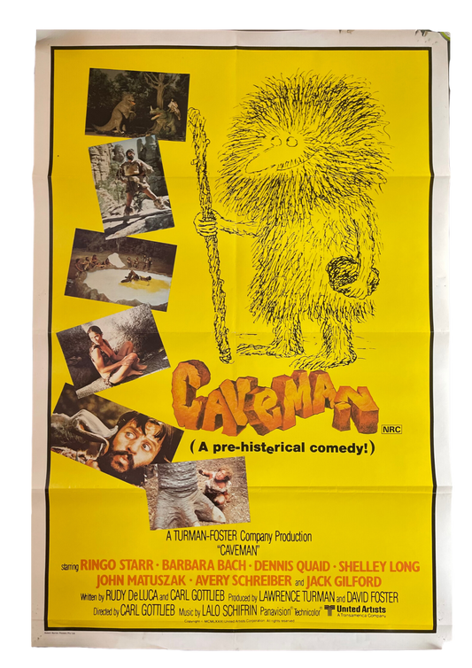 Caveman (1981) Ringo Starr - One Sheet