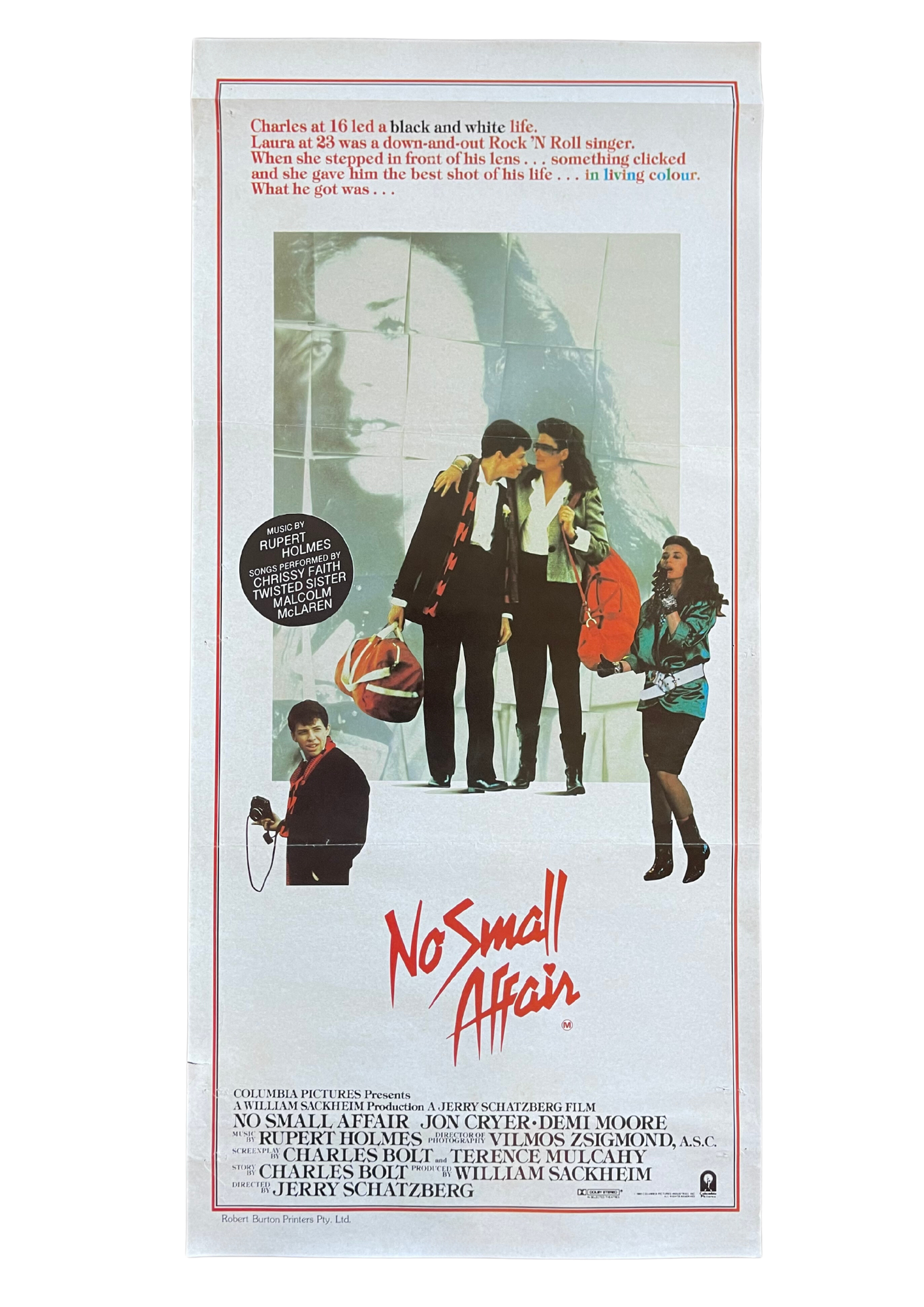 No Small Affair (1984) - Daybill