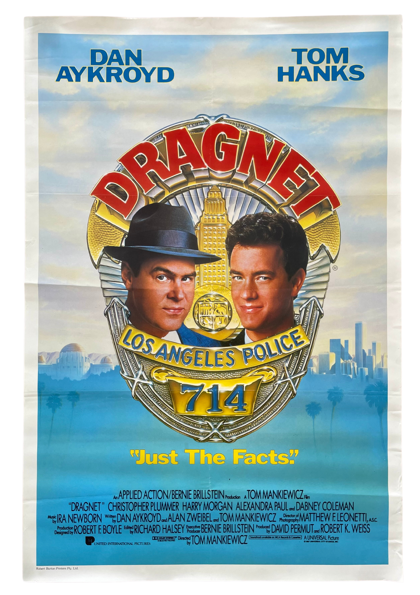 Dragnet (1987) - One Sheet