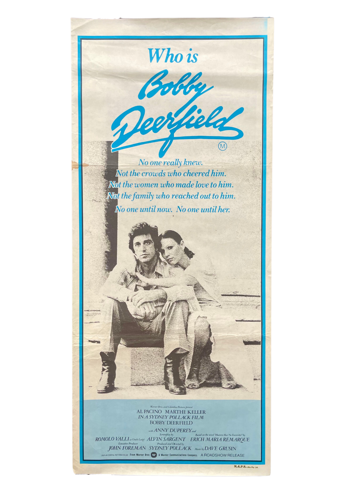 Who is Bobby Deerfield - Daybill