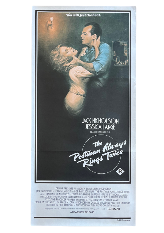 The Postman Always Rings Twice (1981) - Daybill
