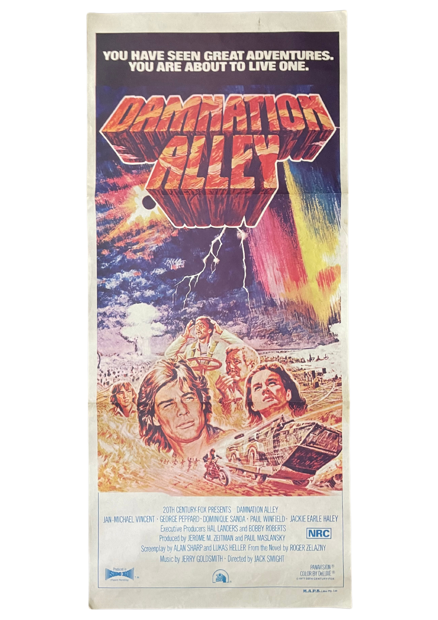 Damnation Alley (1977) - Daybill