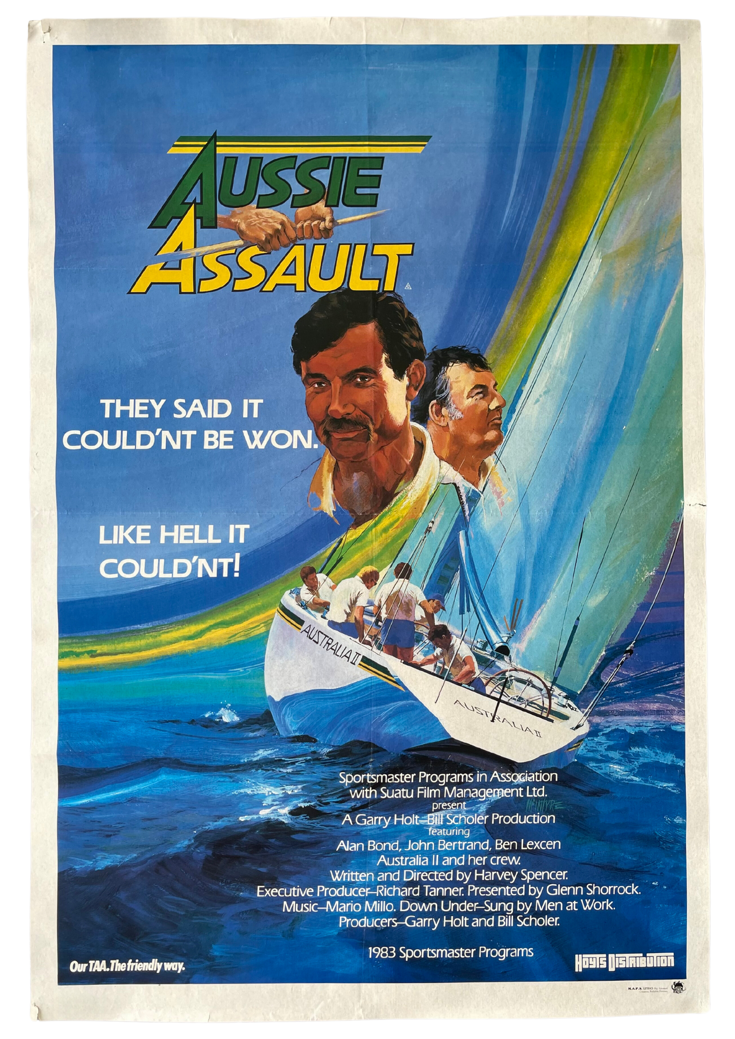 Aussie Assault (1984) - One Sheet