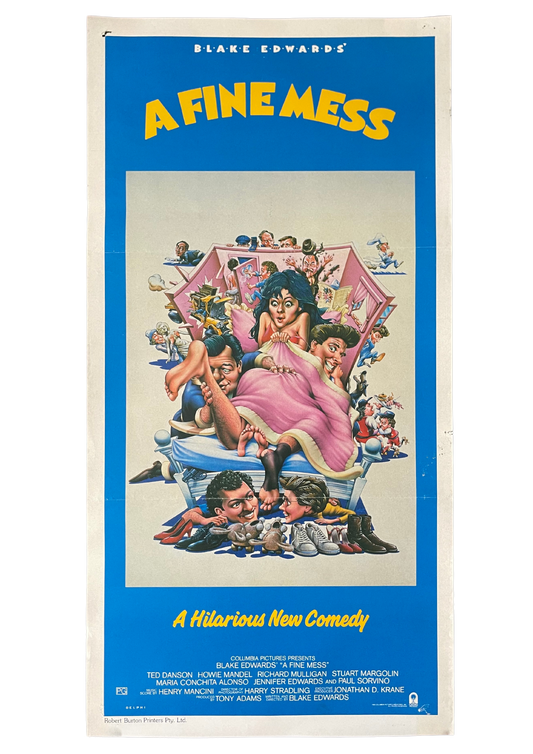 A Fine Mess (1986) - Daybill