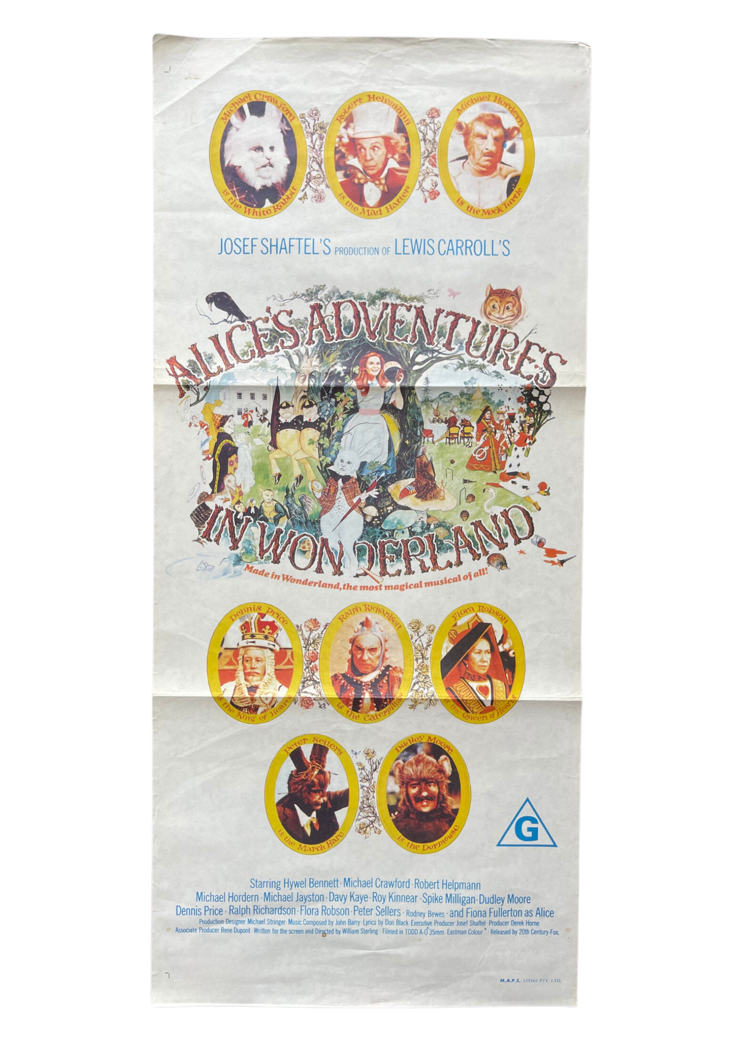 Alice's Adventures In Wonderland (1972) - Daybill