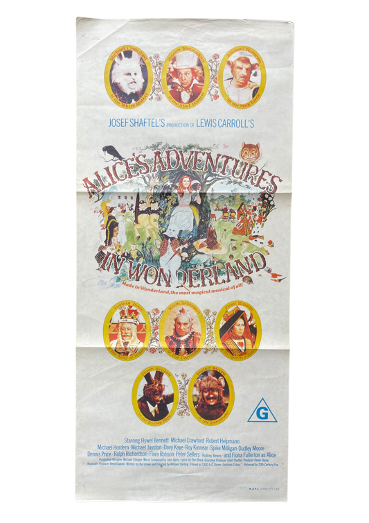 Alice's Adventures In Wonderland (1972) - Daybill