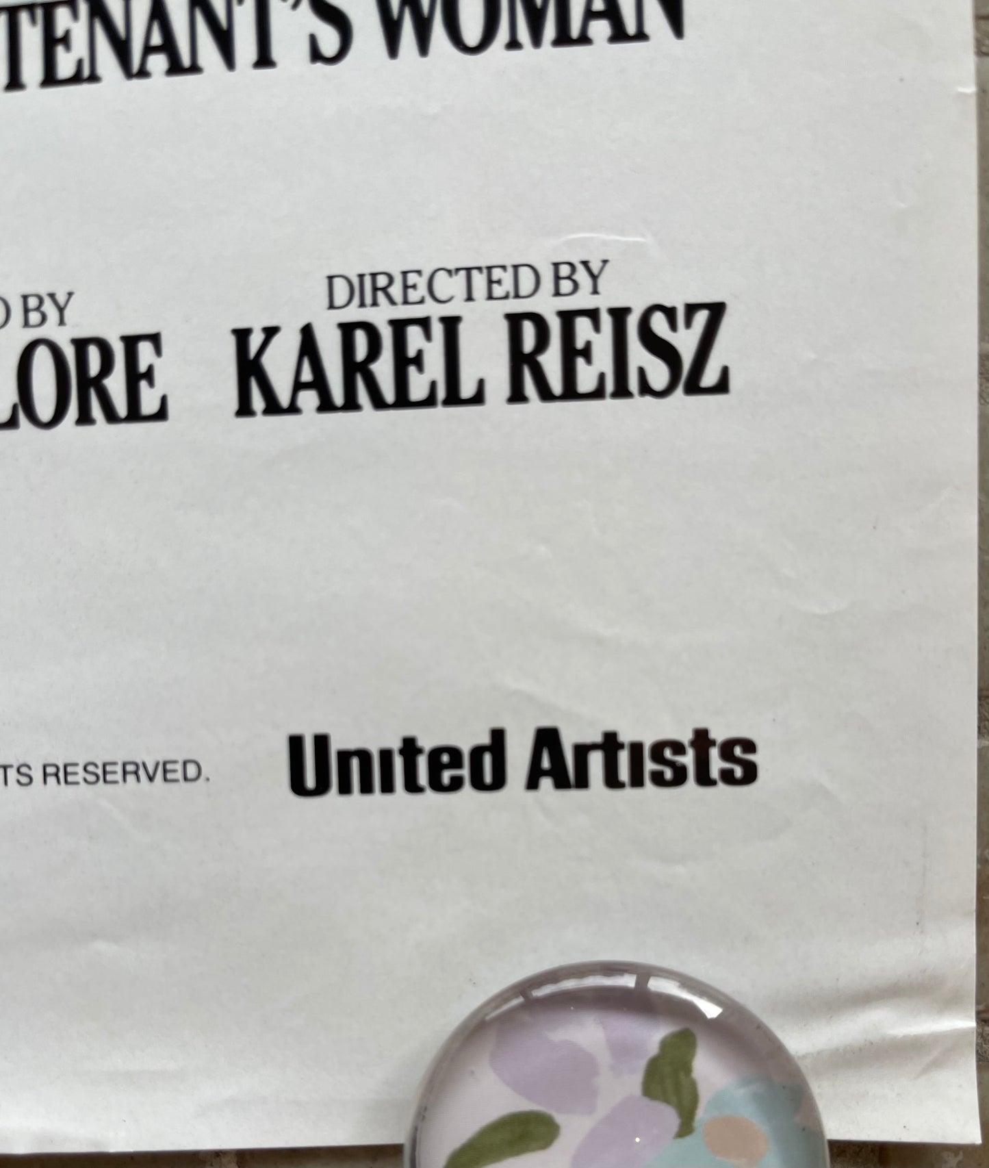 The French Lieutenant's Woman - Meryl Streep (1981)-  Daybill