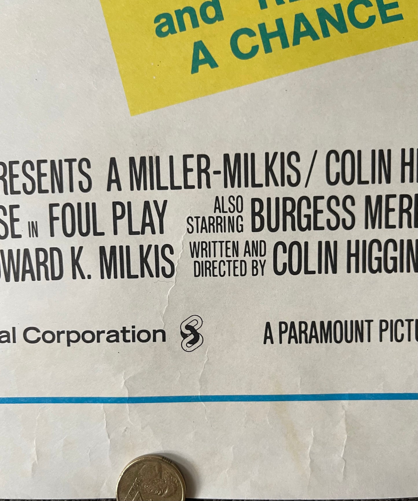 Foul Play (1978) - Daybill