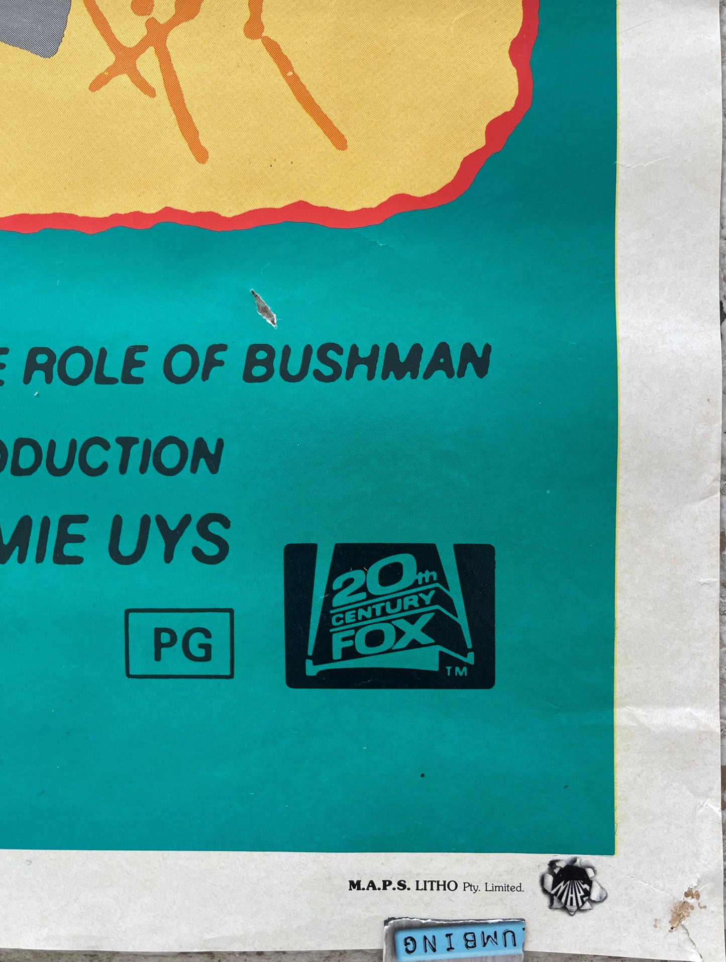 The Gods Must Be Crazy (1980) - One Sheet