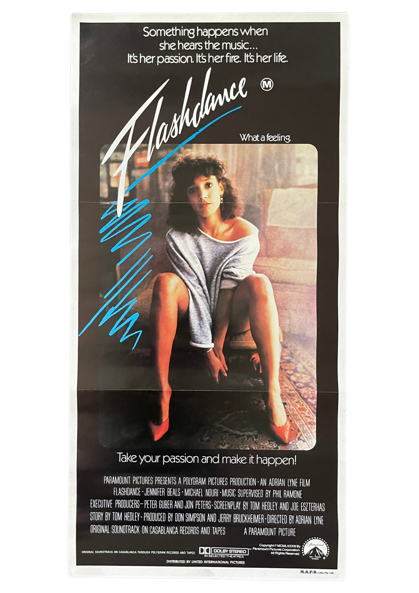 Flash Dance (1983) - Daybill