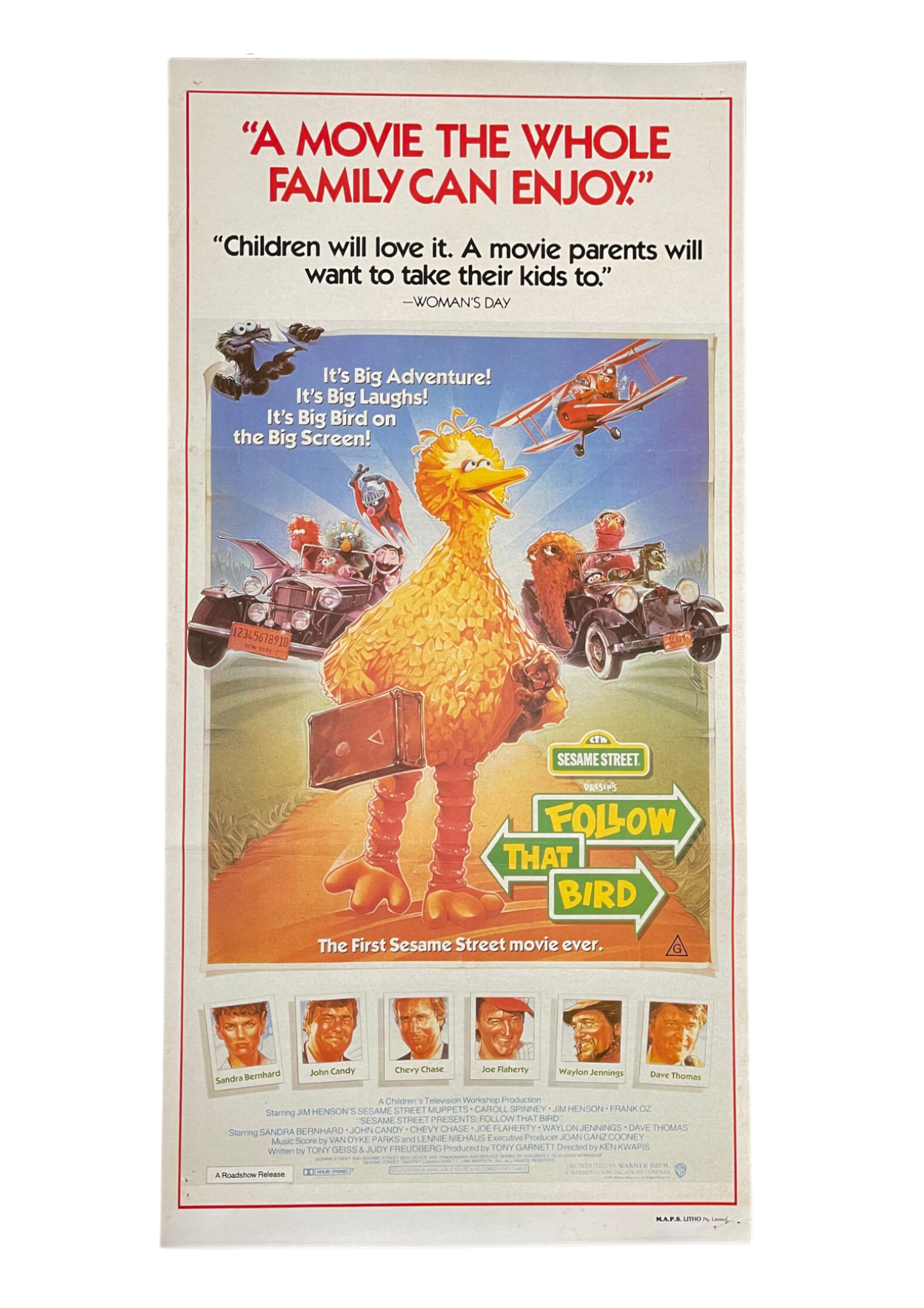 Sesame Street: Follow that Bird (1985) - Daybill