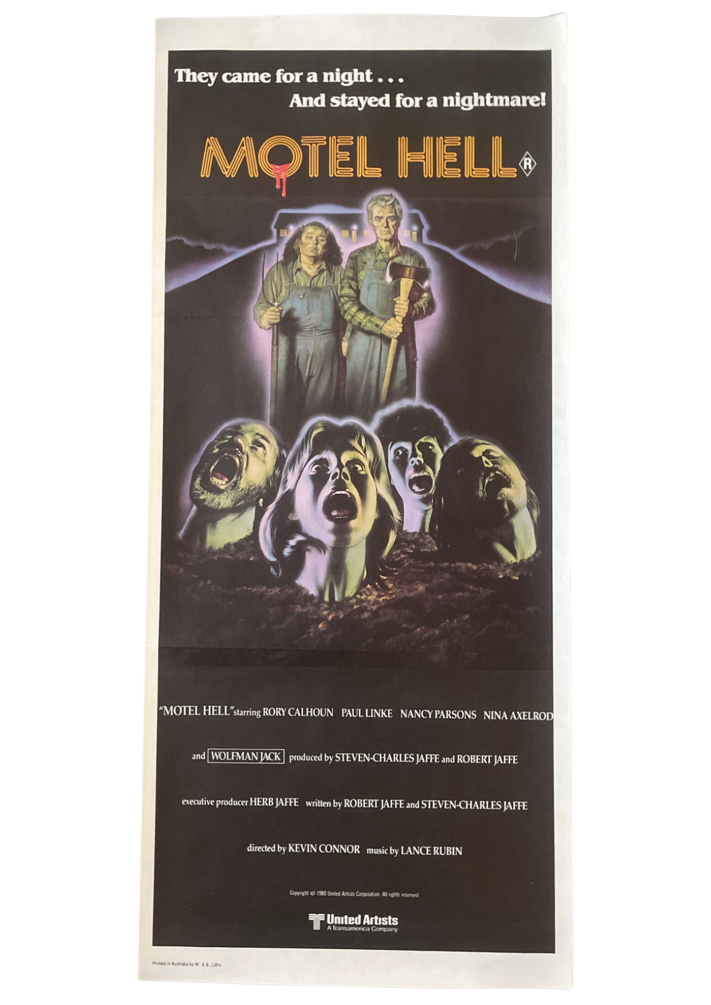 Motel Hell (1980) - Daybill