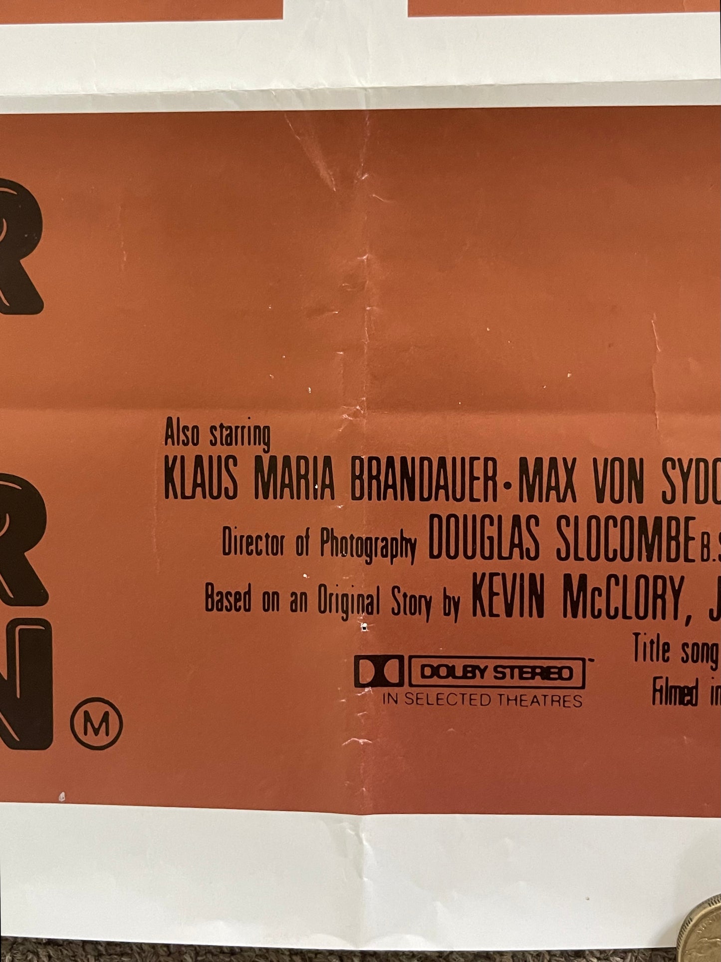 James Bond: Never Say Never Again (1983) - Lobby Card Sheet