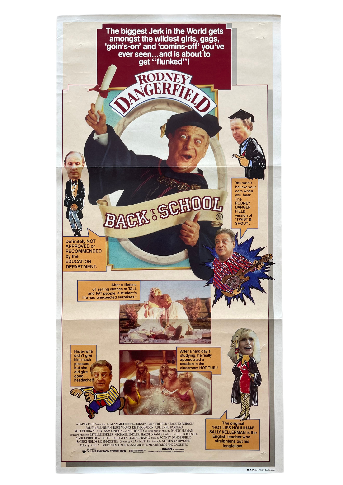 Back To School (1986) - Daybill