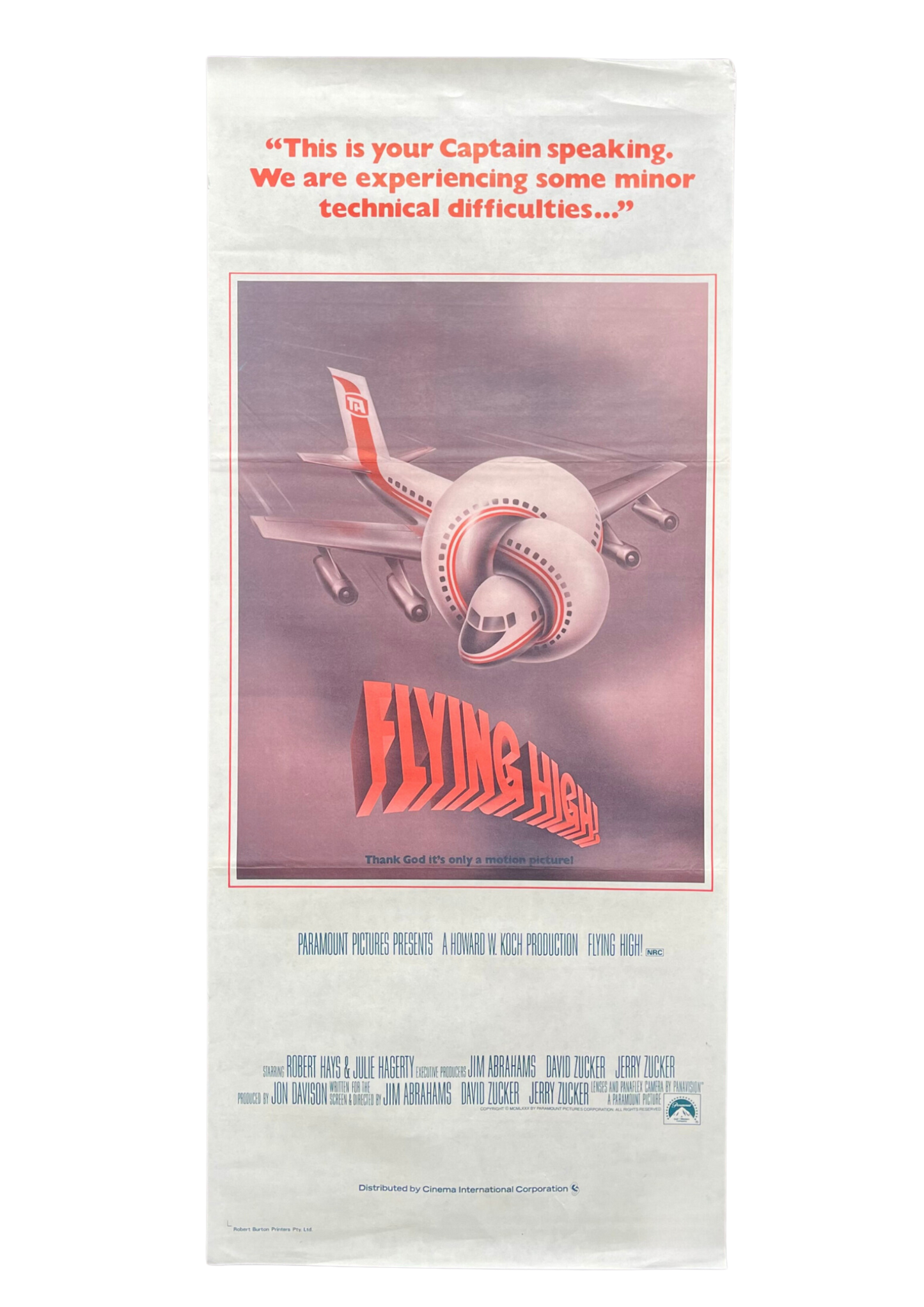Flying High (1980) - Daybill