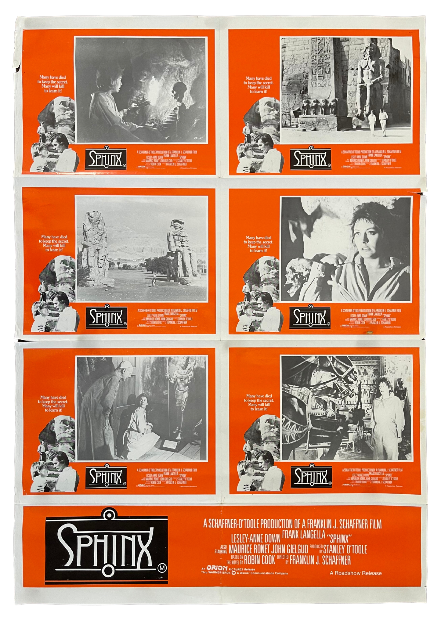 Sphinx (1981) - Lobby Card One Sheet