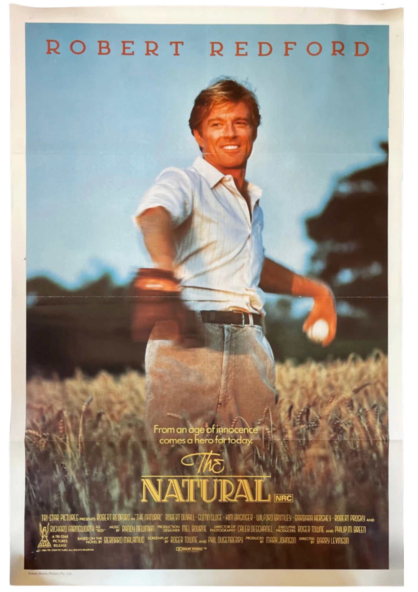 The Natural (1984) - One Sheet
