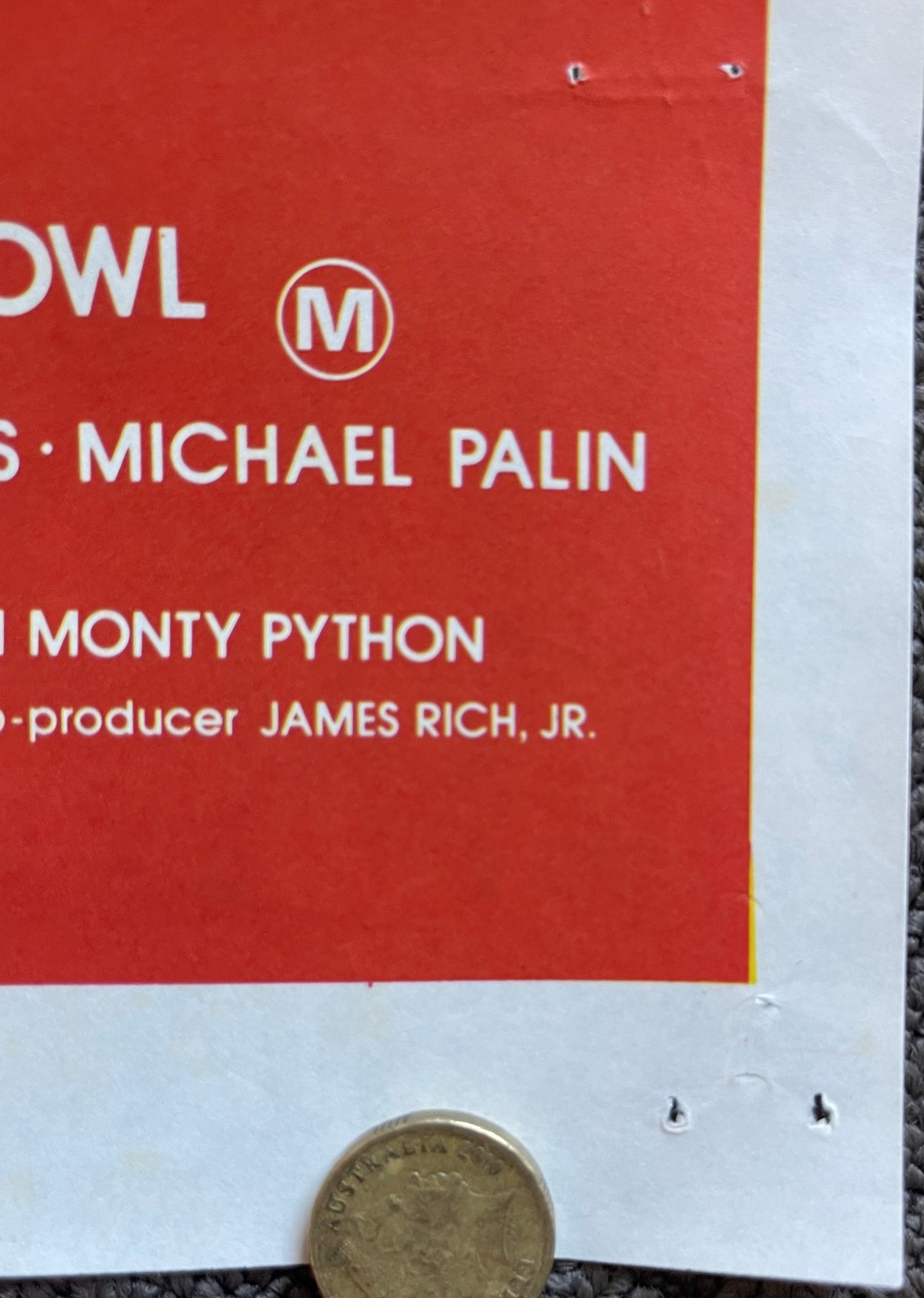 Monty Python - Live at the Hollywood Bowl (1982) - Daybill