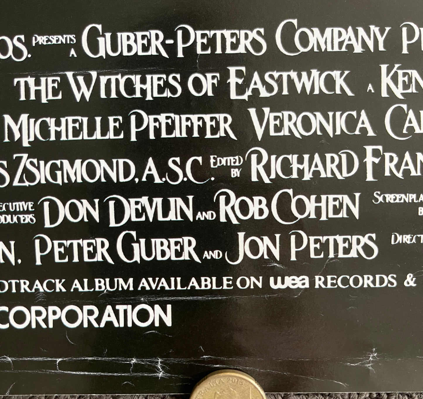 The Witches of Eastwick (1987) - Daybill