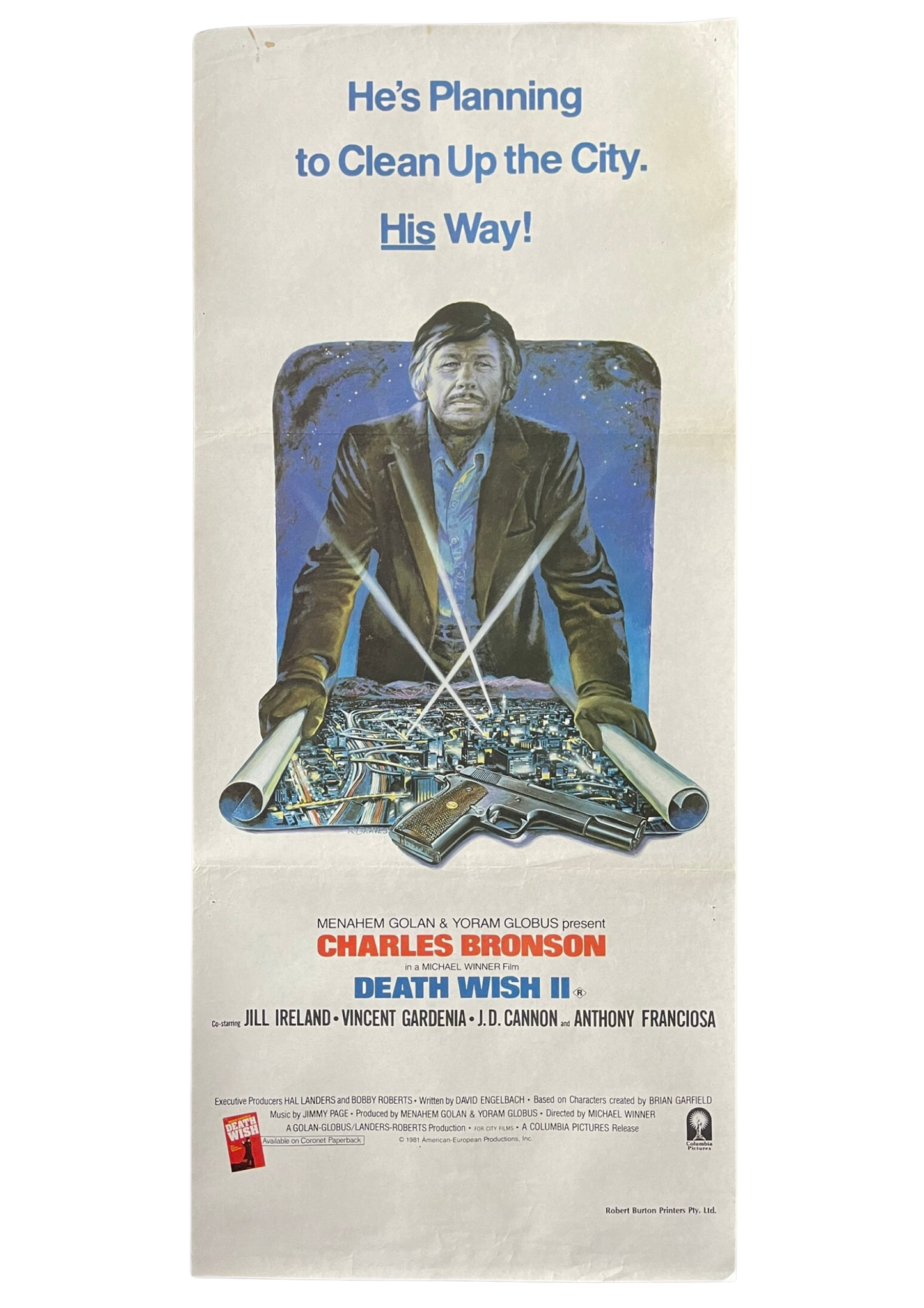 Death Wish II (1974) - Daybill