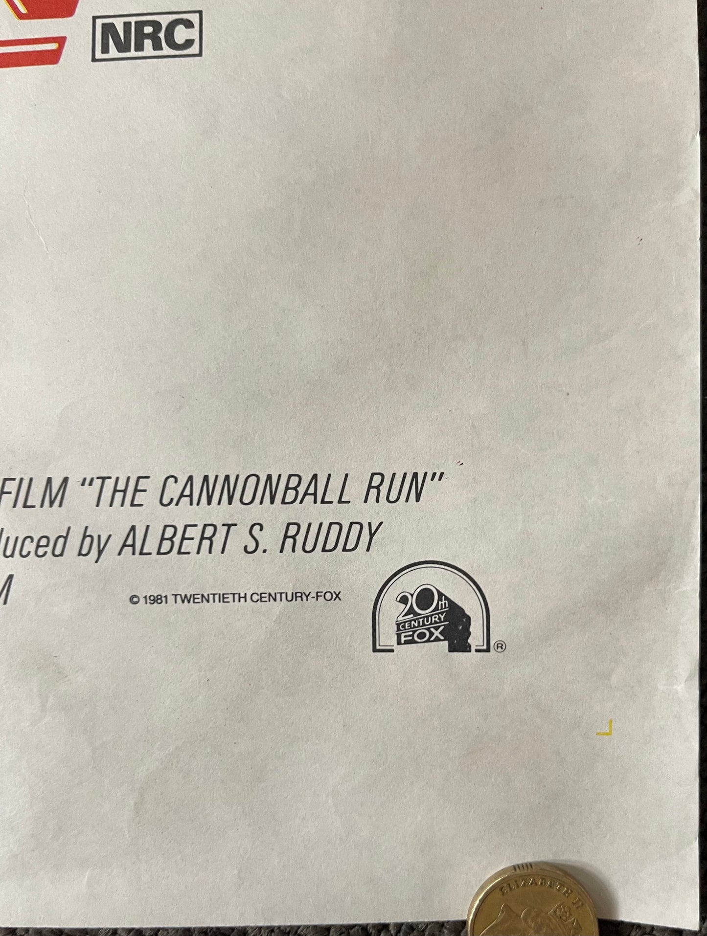 The Cannonball Run (1981) - Daybill