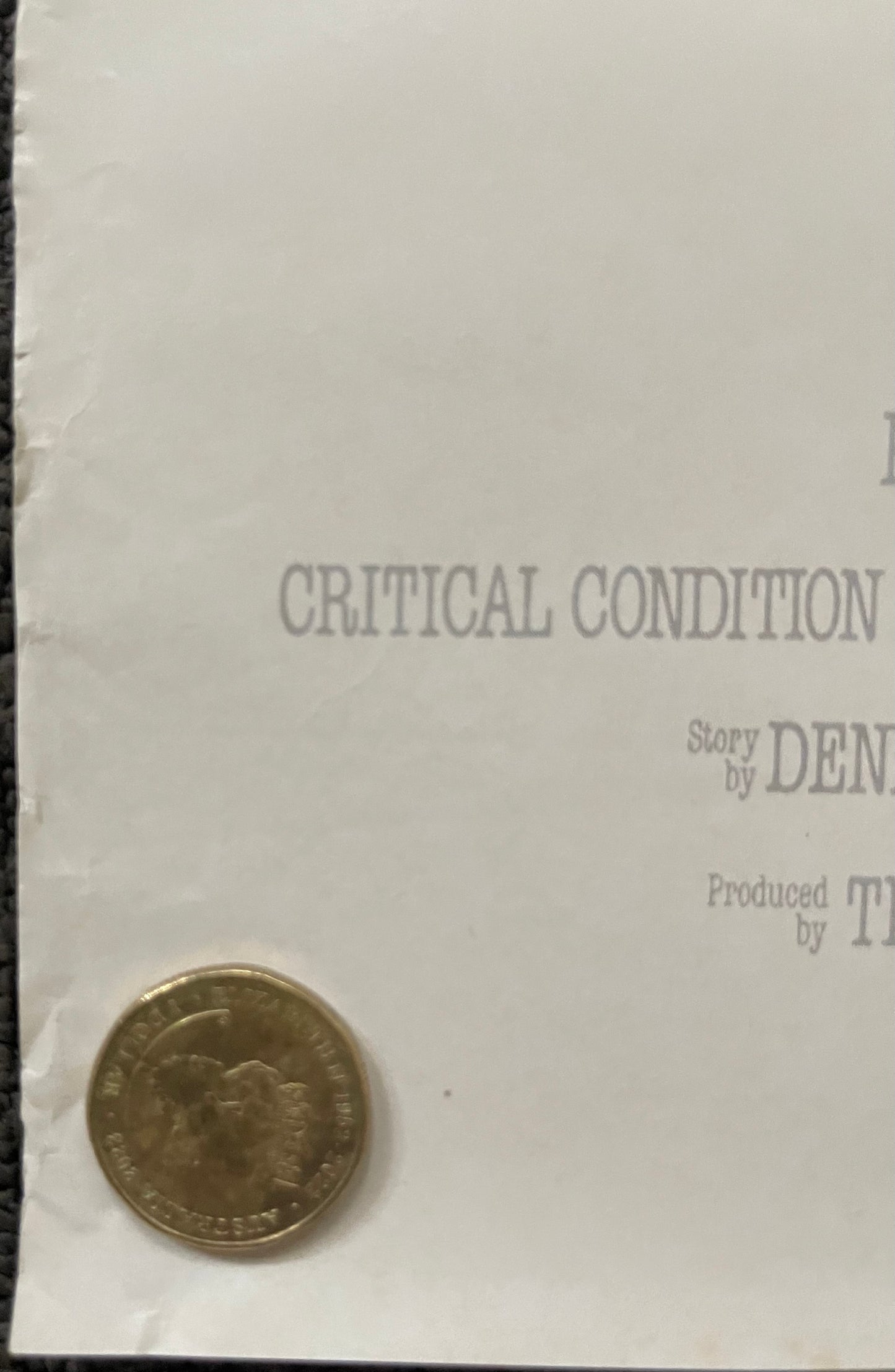 Critical Condition (1987) - Daybill