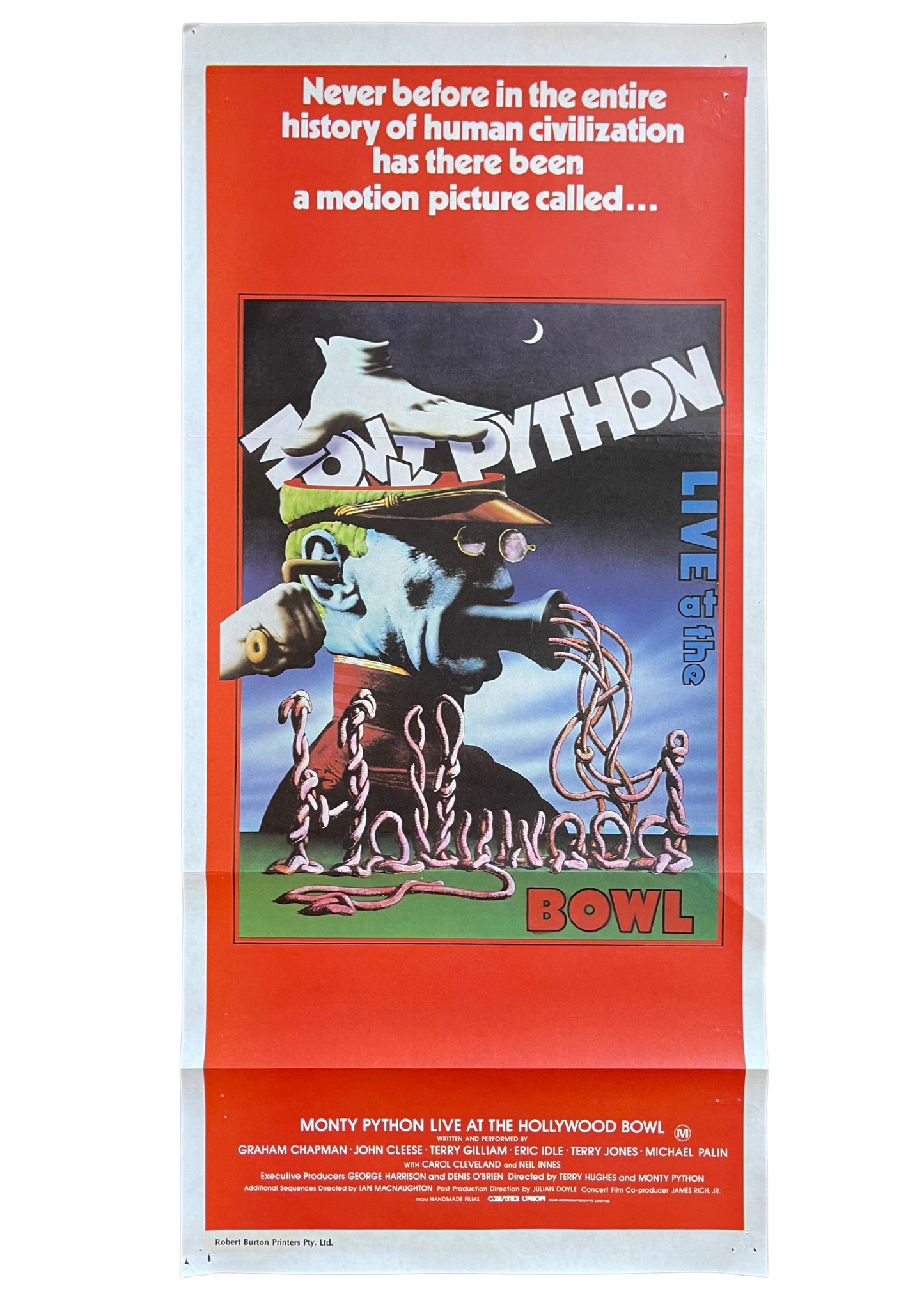 Monty Python - Live at the Hollywood Bowl (1982) - Daybill