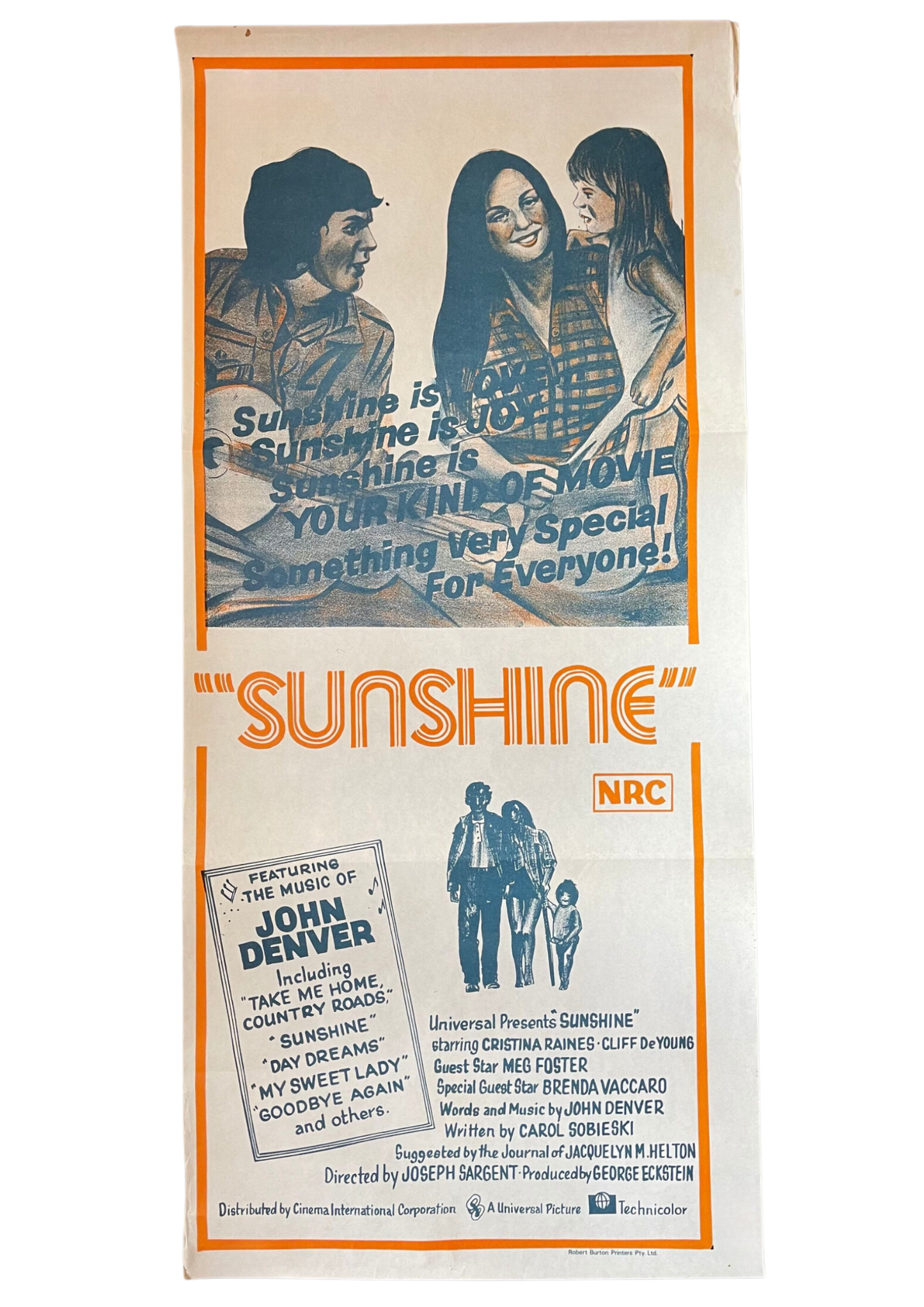 Sunshine (1973)- Daybill
