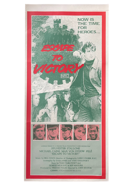Escape to Victory (1981) Sylvester Stallone Michael Caine - Daybill