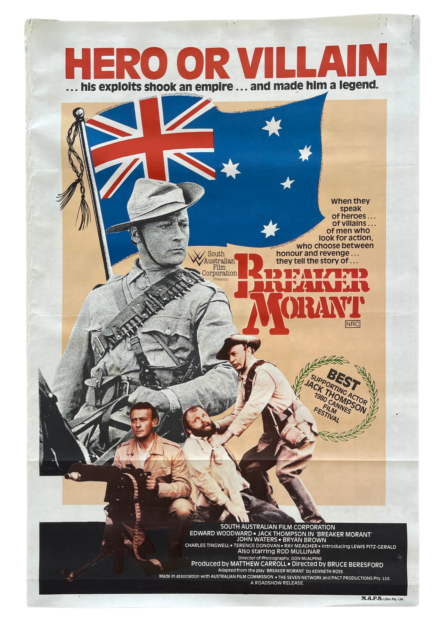 Breaker Morant (1980) - One Sheet