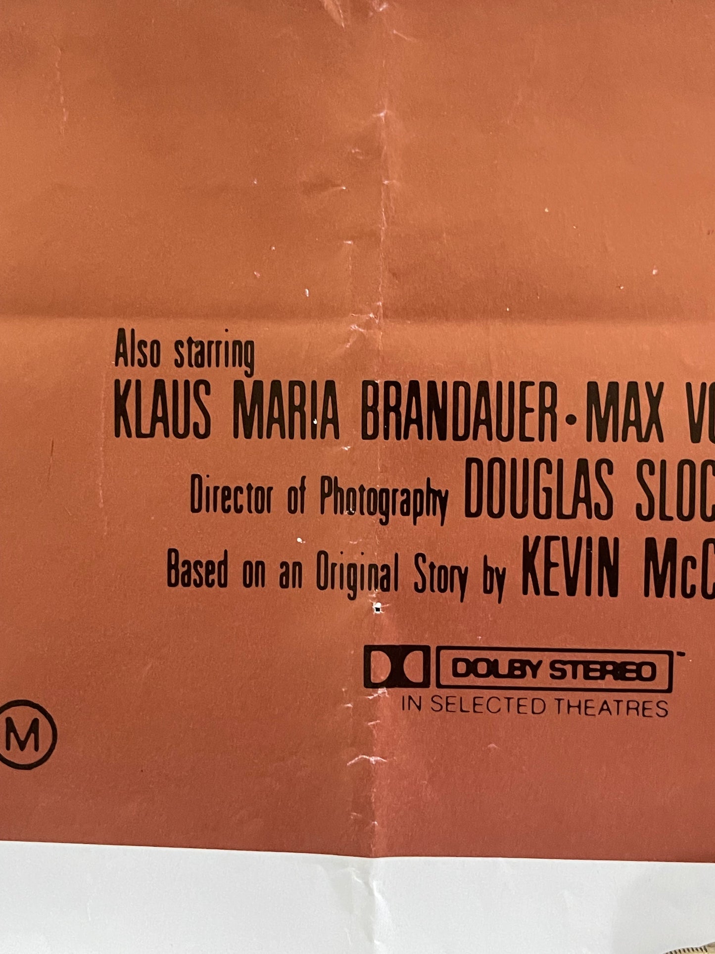 James Bond: Never Say Never Again (1983) - Lobby Card Sheet