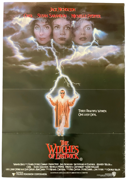 The Witches of Eastwick (1987) - One Sheet