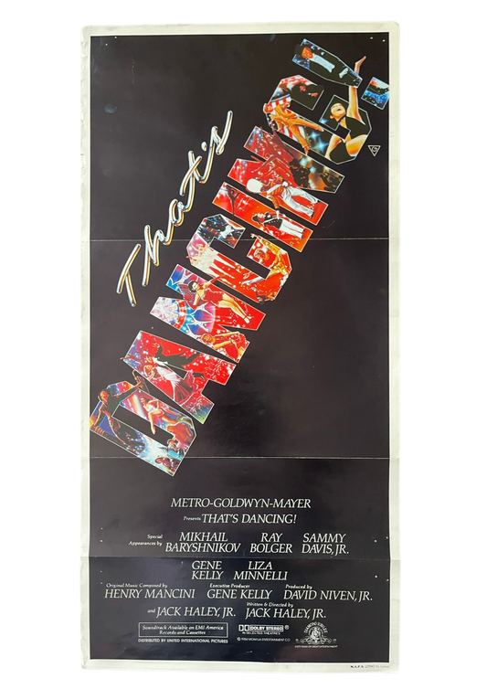 That's Dancing! (1985) - Daybill