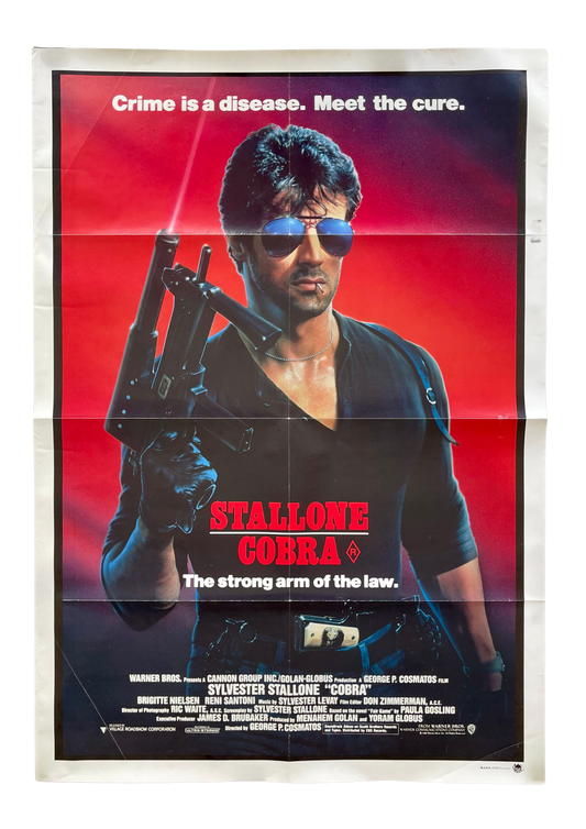 Cobra (1986) Sylvester Stallone - One Sheet