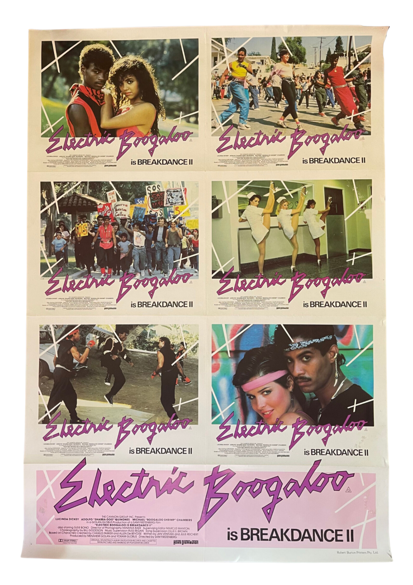 Breakdance 2: Electric Boogaloo (1984) - Lobby Card Sheet