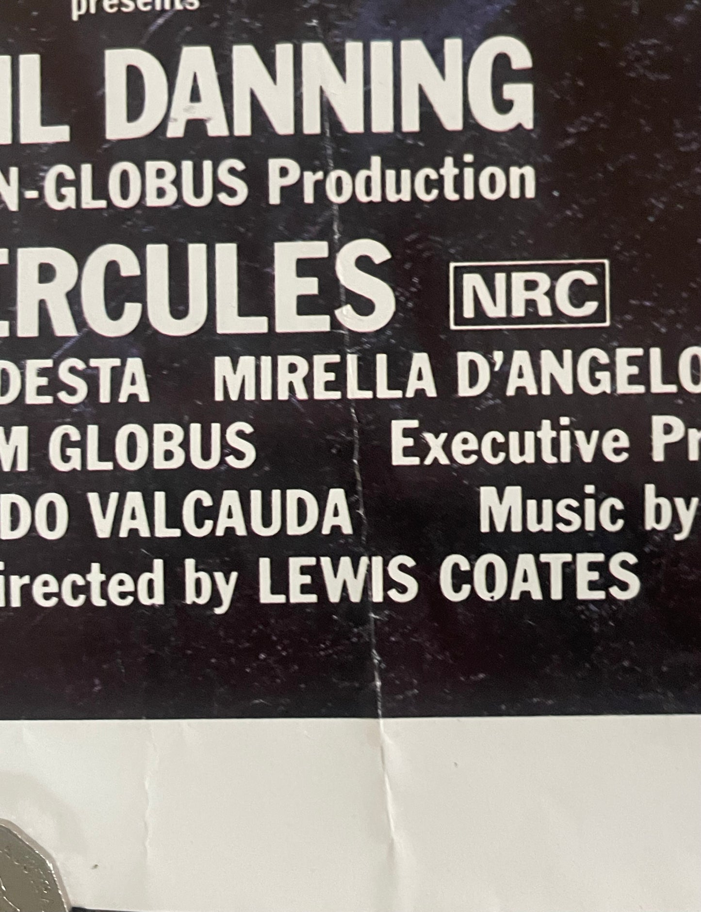 Hercules (1983) Lou Ferrigno - One Sheet