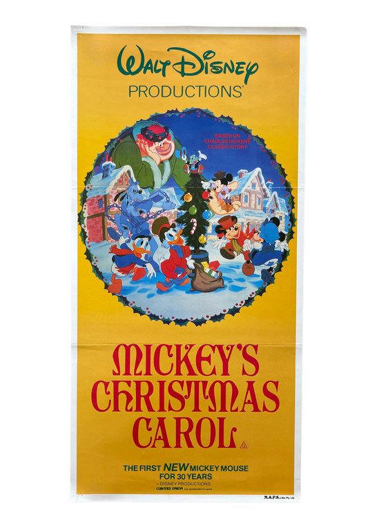 Mickey's Christmas Carol (1983) - Daybill
