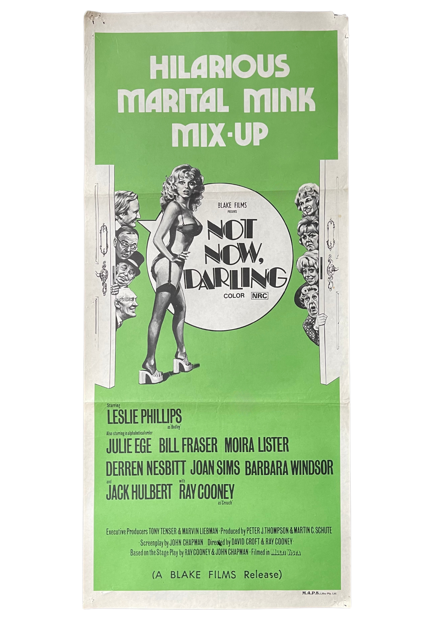 Not Now Darling (1973) - Daybill