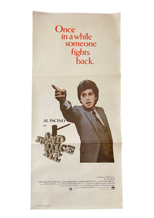 And Justice for All (1979) Al Pacino - Daybill