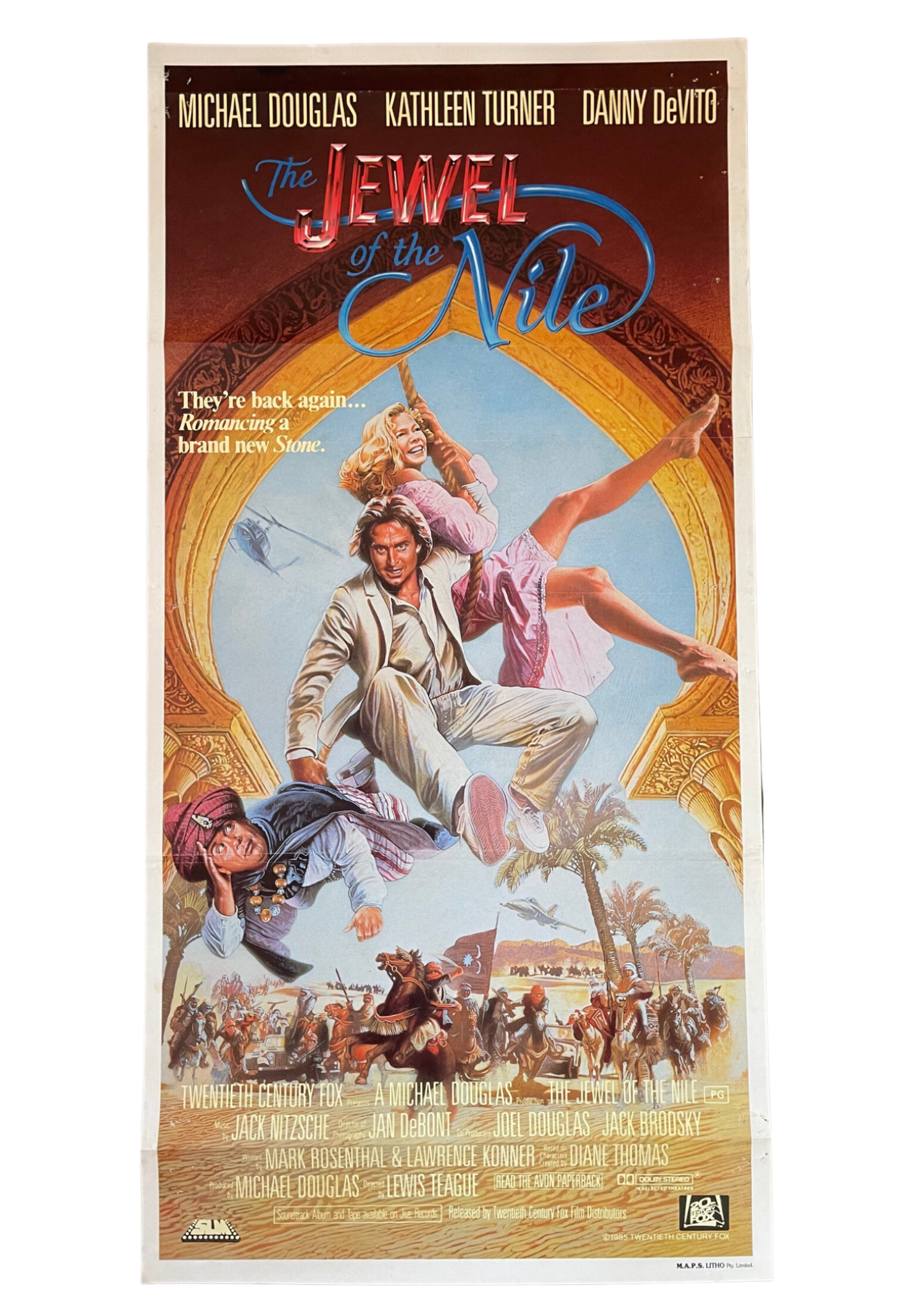 Jewel of the Nile (1985) - Daybill