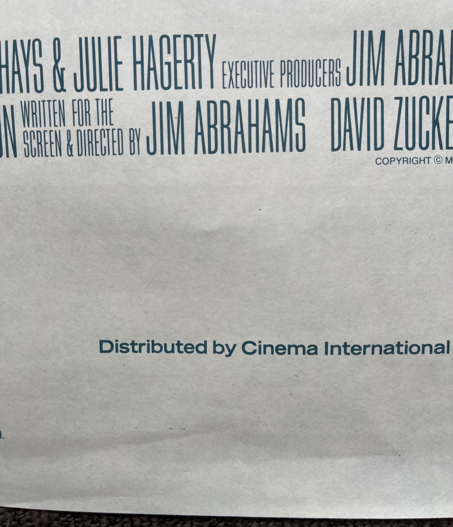 Flying High (1980) - Daybill