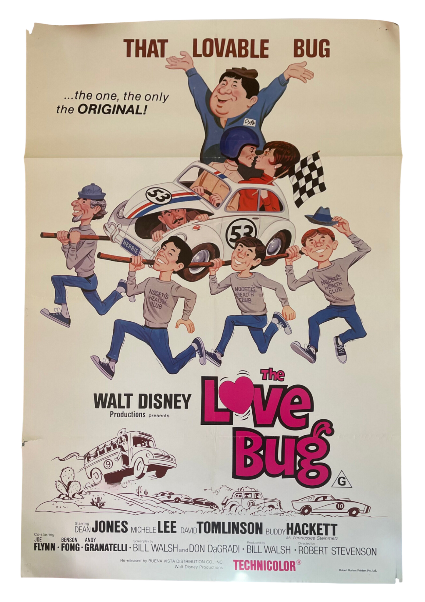 The Love Bug (1968) - One Sheet