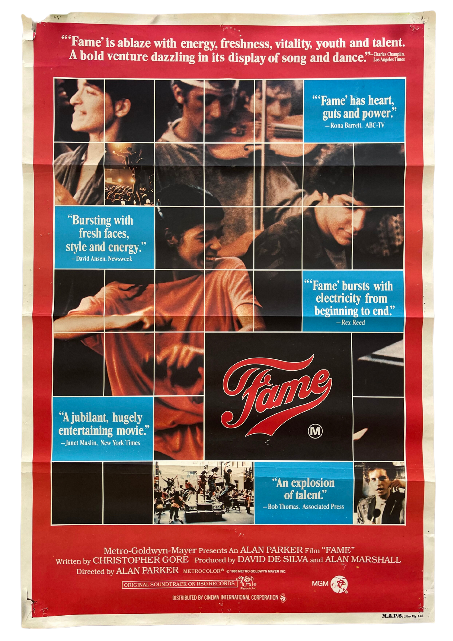 Fame (1980) - One Sheet