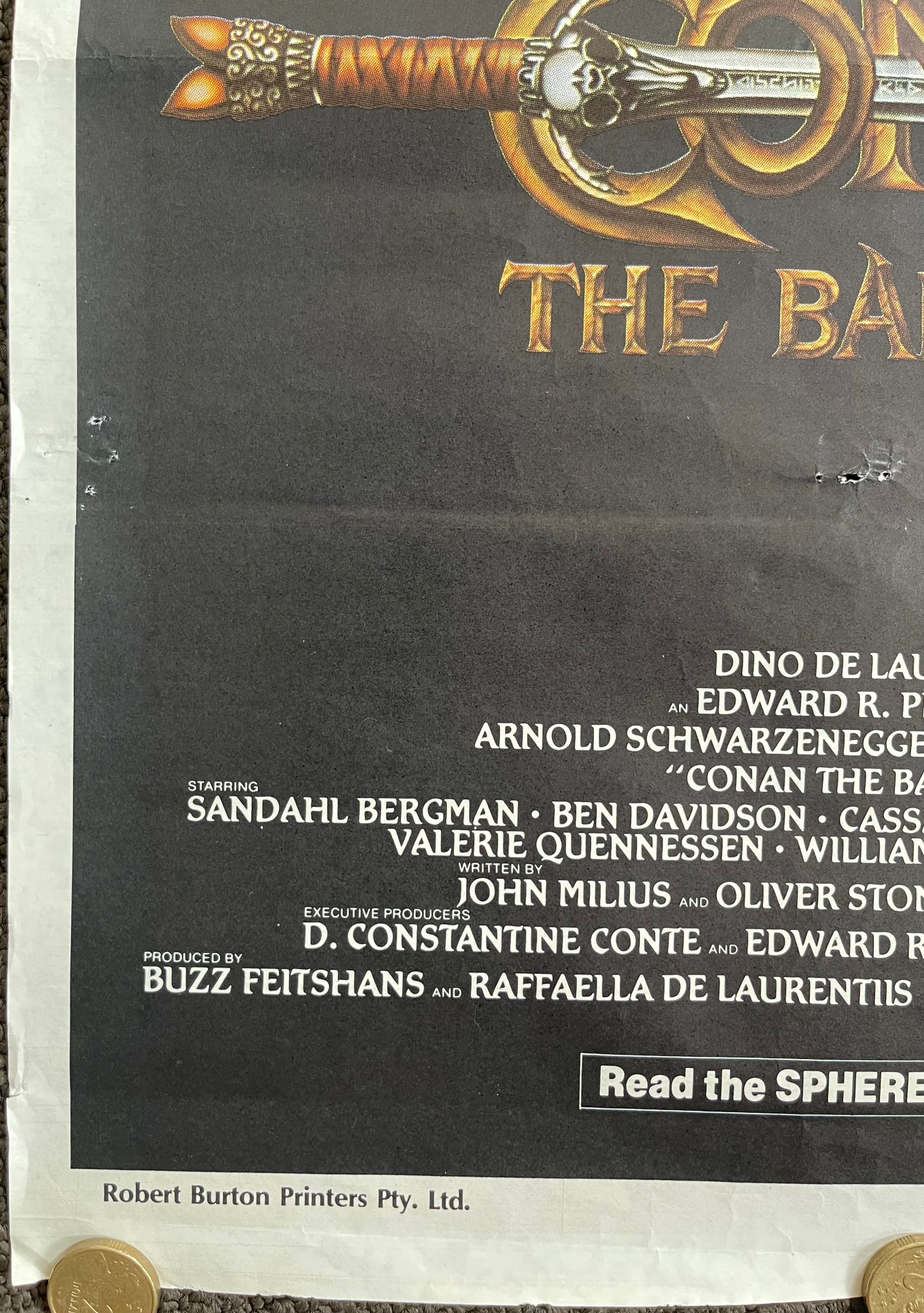 Conan The Barbarian (1982) - Daybill