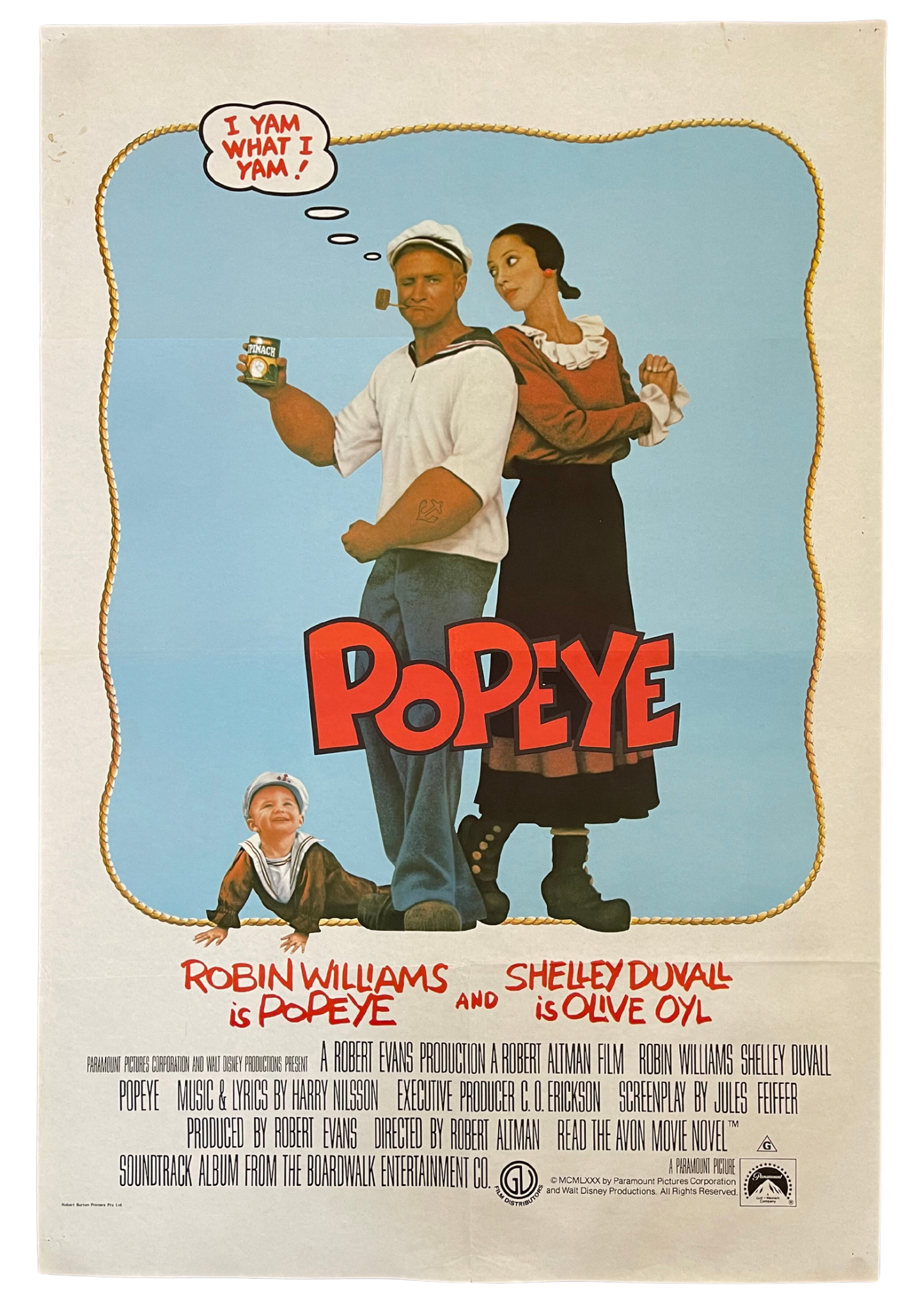 Popeye (1980) - One Sheet