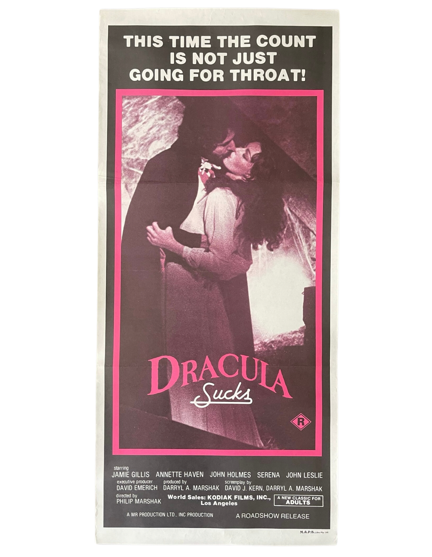 Dracula Sucks (1978) - Daybill