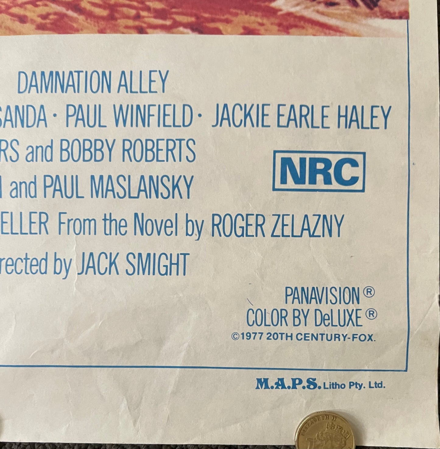 Damnation Alley (1977) - Daybill