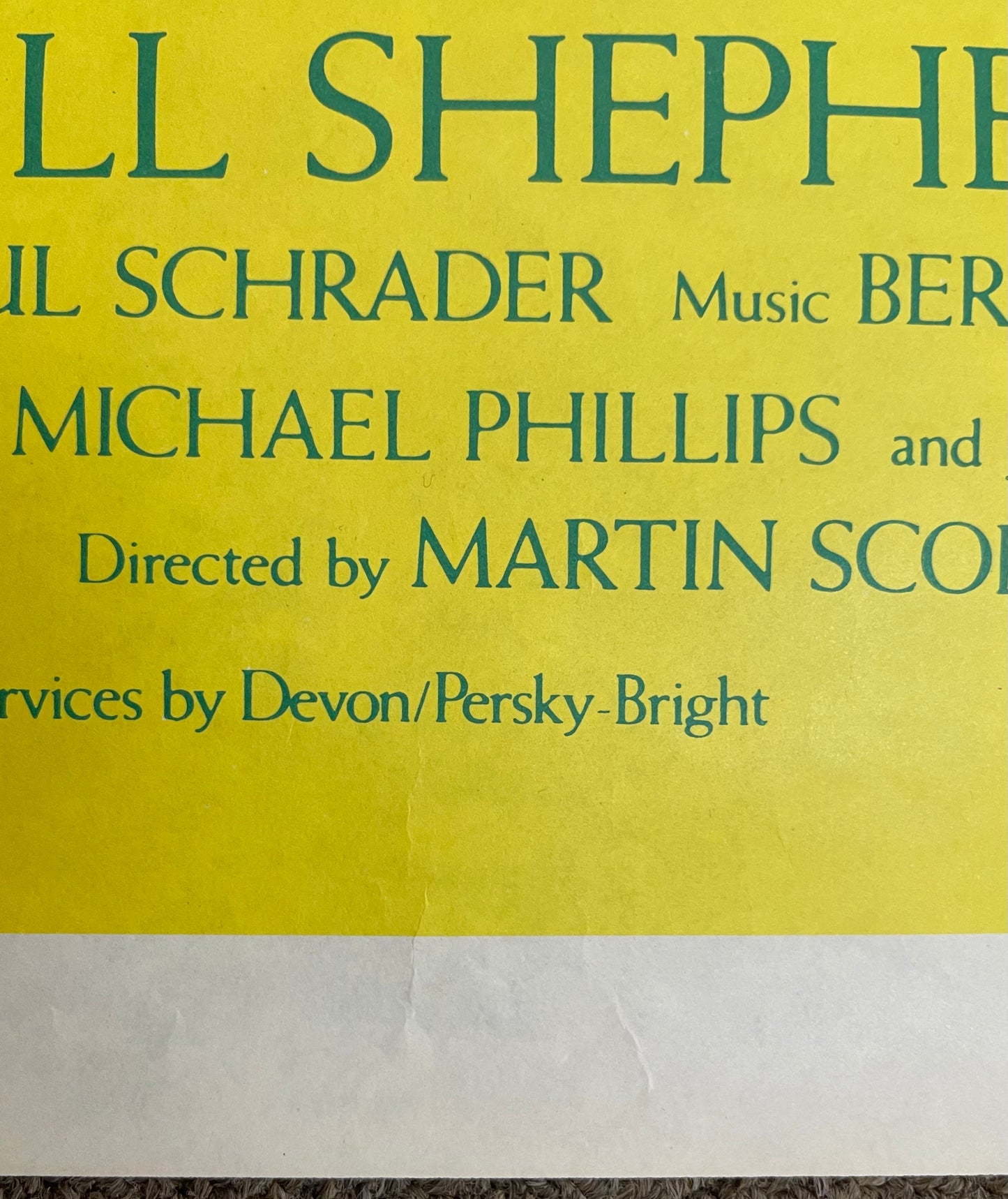 Taxi Driver (1976) - Daybill